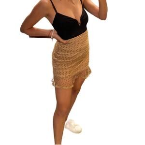 Showpo Polka Dot Mini Skirt